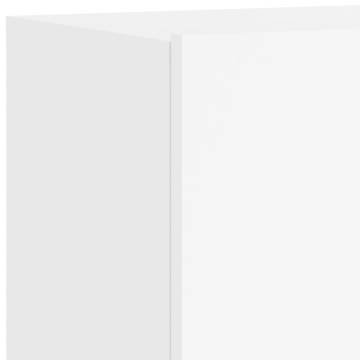 Wall-Mounted TV Cabinets - 2 pcs White | HipoMarket