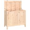 Laundry Box 88.5x44x76 cm - Solid Wood Pine Storage Solution