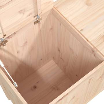 Laundry Box 88.5x44x76 cm - Solid Wood Pine Storage Solution