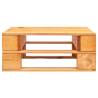 Garden Pallet Ottoman Wood Honey Brown - Rustic Charm