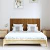 Honey Brown Wall Headboard - Solid Pine Wood | HipoMarket