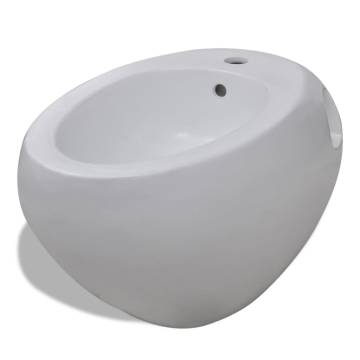 Wall Hung Bidet - Elegant White Ceramic Design