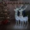 XXL Acrylic Christmas Reindeers 250 LED 2 pcs 180 cm Cold white Colour cold white Size 96 x 40 x 180 cm Quantity in Package 2 Number of LEDs 1 