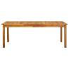 Solid Acacia Wood Garden Table 200x90 cm | Hipomarket