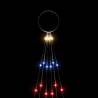 Colourful 180cm Christmas Tree on Flagpole with 108 LEDs