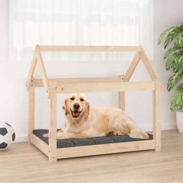 Dog Bed 81x60x70 cm - Solid Wood Pine | HipoMarket