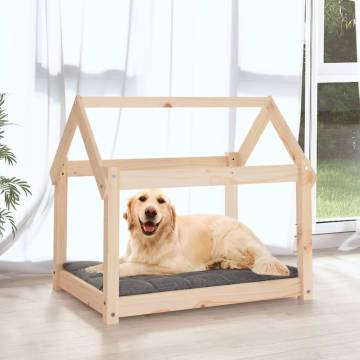 Dog Bed 81x60x70 cm - Solid Wood Pine | HipoMarket