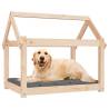 Dog Bed 81x60x70 cm - Solid Wood Pine | HipoMarket