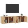 Wall-mounted TV Cabinets 2 pcs Sonoma Oak | Stylish Storage