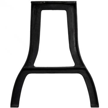 A-Frame Cast Iron Dining Table Legs - Industrial Style