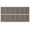 6-Panel Room Divider Anthracite 300x180 cm - Hipomarket