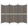 6-Panel Room Divider Anthracite 300x180 cm - Hipomarket