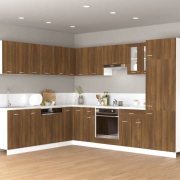 Hanging Cabinet Brown Oak - Stylish Storage Solution