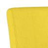 Slipper Chair Light Yellow Fabric - Comfortable Accent Chair