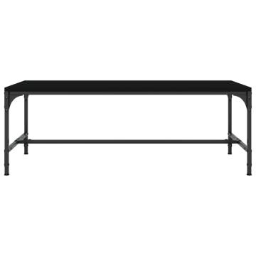 Stylish Black Coffee Table - 80x50x35 cm | Hipomarket