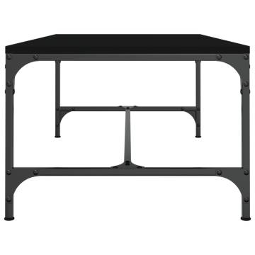 Stylish Black Coffee Table - 80x50x35 cm | Hipomarket