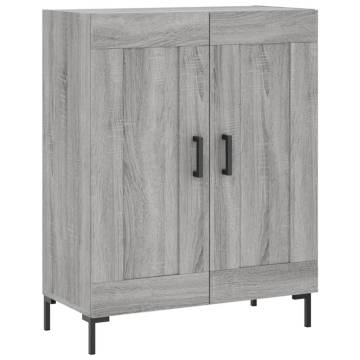 Stylish Highboard Grey Sonoma - 69.5x34x180 cm | HipoMarket