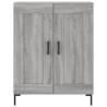 Stylish Highboard Grey Sonoma - 69.5x34x180 cm | HipoMarket