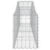 Arched Gabion Baskets 14 pcs - Durable Garden Barriers