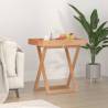 Folding Tray Table - Solid Walnut Wood | Hipomarket UK