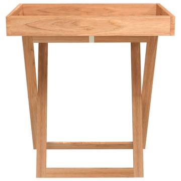 Folding Tray Table - Solid Walnut Wood | Hipomarket UK