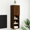 TV Cabinet with LED Lights Brown Oak 30.5x30x102 cm Colour brown oak Quantity in Package 1 Height 102 cm Width 30.5 cm 