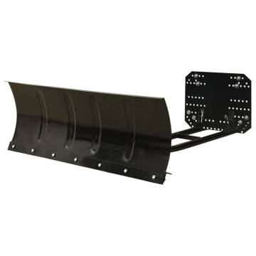 Heavy-Duty Snow Plough for ATV - 115x38 cm Black