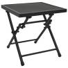 Folding Table Mesh 38x38 cm - Steel Anthracite | HIPO Market