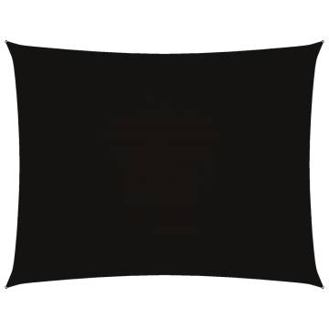 Sunshade Sail Oxford Fabric 3.5x5 m Black - Outdoor Protection