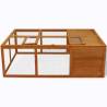 Outdoor Foldable Wooden Animal Cage | Durable & Stylish Design