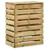 Slatted Garden Composter Set - 4pcs Pinewood 80x50x100 cm