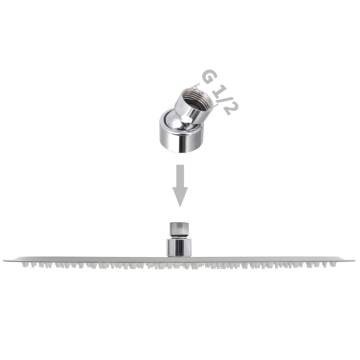 Rain Shower Head Stainless Steel 40 cm - Ultimate Shower Experience