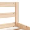 Elegant Kids Bed Frame with Drawers - Solid Pine Wood 80x160 cm