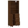 Highboard Brown Oak - Stylish Storage Solution | HipoMarket