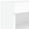 TV Cabinet with LED Lights - White 80x30x30 cm | HipoMarket