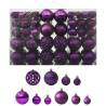 100 Piece Christmas Ball Set Purple Colour purple Quantity in Package 100 