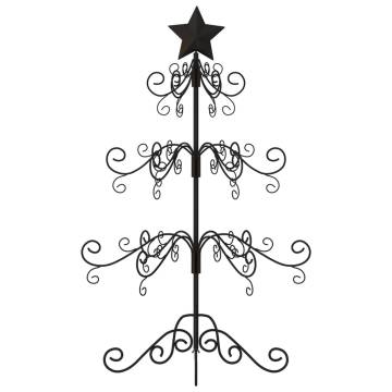 Metal Christmas Tree Black 90 cm - Modern DIY Decoration