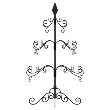 Metal Christmas Tree Black 90 cm - Modern DIY Decoration