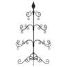 Metal Christmas Tree Black 90 cm - Modern DIY Decoration