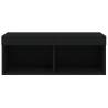 Stylish TV Cabinet with LED Lights - Black | HipoMarket UK