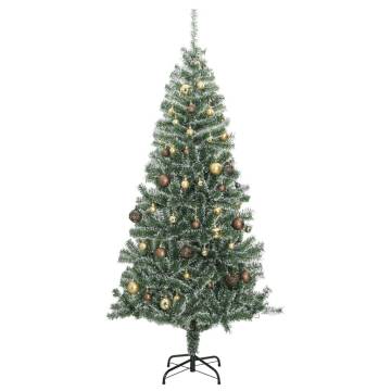 Artificial Christmas Tree with 300 LEDs & Ball Set - 180 cm