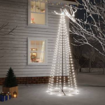 Christmas Cone Tree with 310 Cold White LEDs - 300 cm