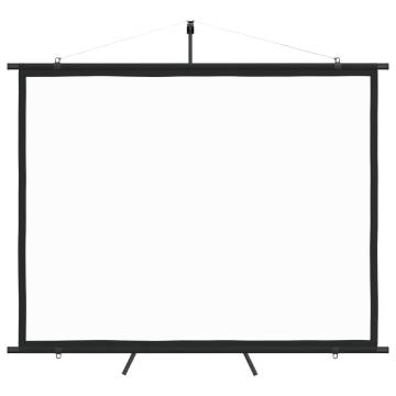 90" Projection Screen with Tripod - Portable & Adjustable