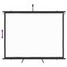 90" Projection Screen with Tripod - Portable & Adjustable