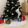 Luxury Christmas Tree Skirt with Sock White 90 cm Fabric Colour white Size 90 cm Quantity in Package 1 