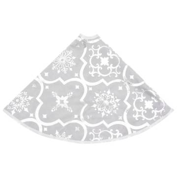 Luxury Christmas Tree Skirt with Sock - White 90 cm | HipoMarket