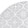 Luxury Christmas Tree Skirt with Sock - White 90 cm | HipoMarket