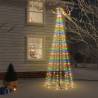 Christmas Cone Tree Colourful 310 LEDs 100x300 cm Colour multicolour Size 300 x 100 cm Quantity in Package 1 Number of Branch Tips 