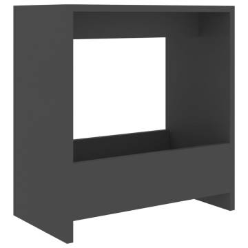 Stylish Grey Side Table 50x26x50 cm | Engineered Wood