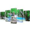 Canvas Wall Print Set Buddha 100 x 50 cm Size 100 x 50 cm Quantity in Package 1 Type of print buddha 